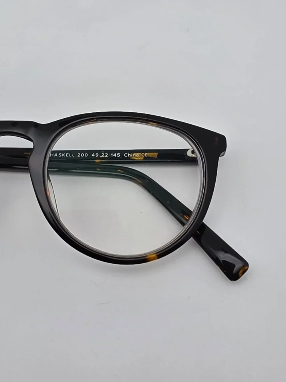 Warby Parker Haskell 200 Whiskey Tortoise Eyeglasses Frame w/ Case 49-22-145